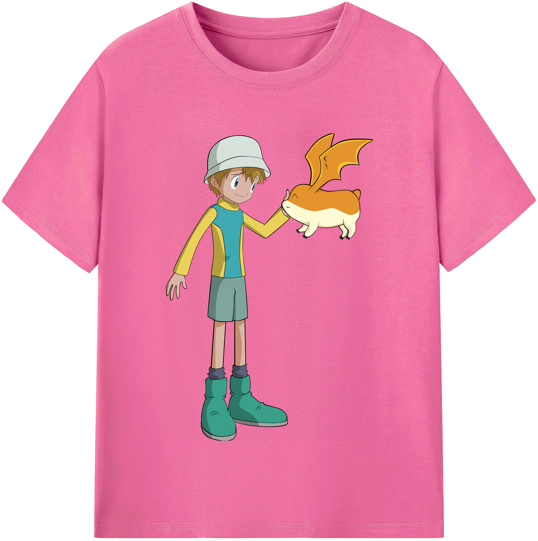 （画像用） Digimon デジタルモンスター/デジモン レディースカジュアルプリントTシャツ（綿100％）